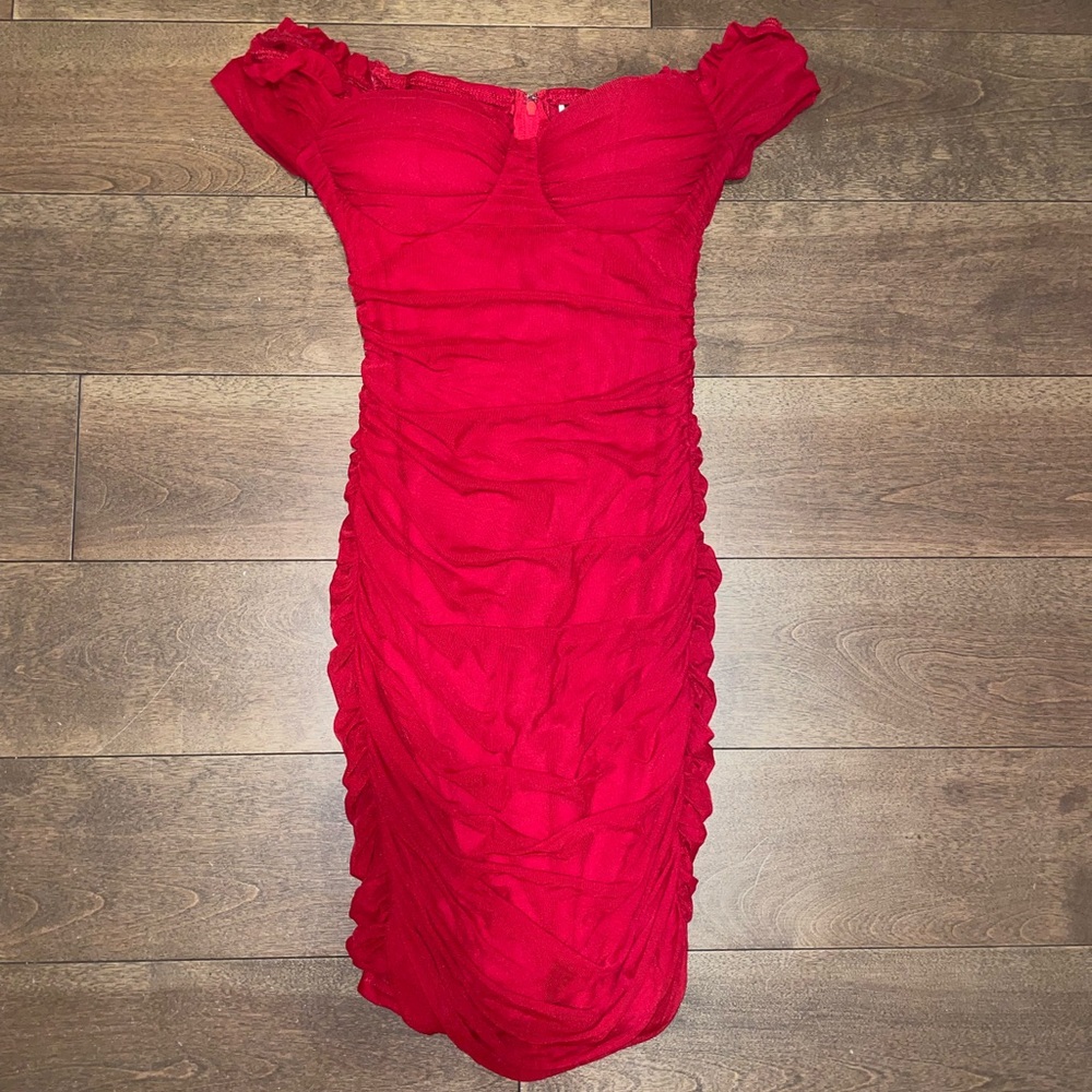 Mesh Mini Dress